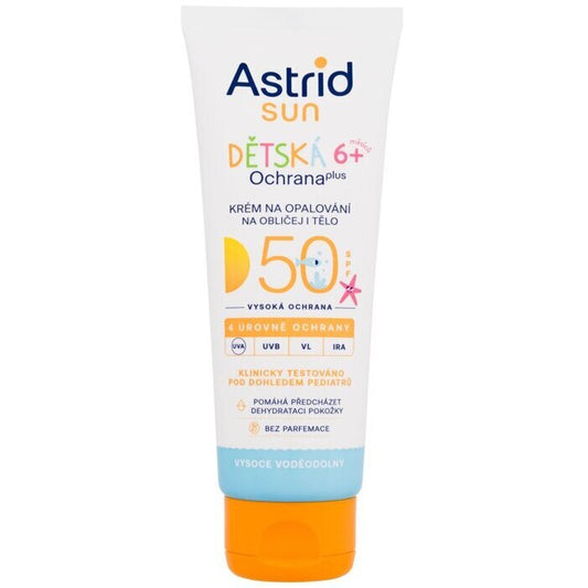 Astrid Sun Kids Face And Body Cream Spf50 75ml
