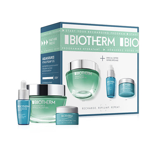 Biotherm Aquasource Hyalu Plump Gel Set - Skincare Gift Set