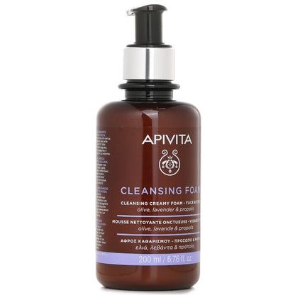Apivita Cleansing Foam With Olive & Lavender For Face & Eyes 200ml/6.8oz