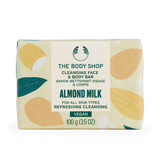 The Body Shop Almond Milk Cleansing Face & Body Bar ( Dry And Sensitive Skin ) 100.0g