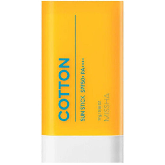 Missha Cotton Sun Stick Spf 50+ - Opalovací Tyčinka 17.0g