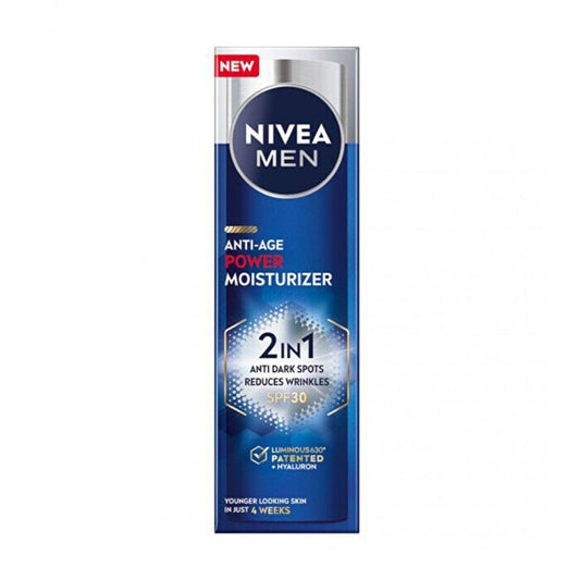 Nivea Men Anti-age Power Moisturizer Spf 30 - Posilující Krem Pro Muže 50ml