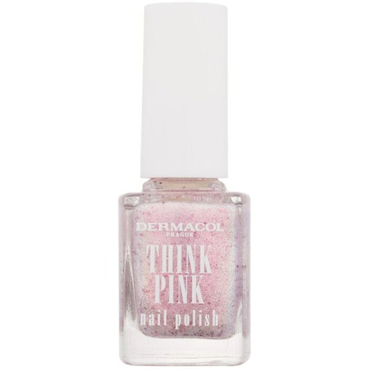 Dermacol Think Pink Nail Polish - Lak Na Nehty S Třpytkami A Vůní 12ml