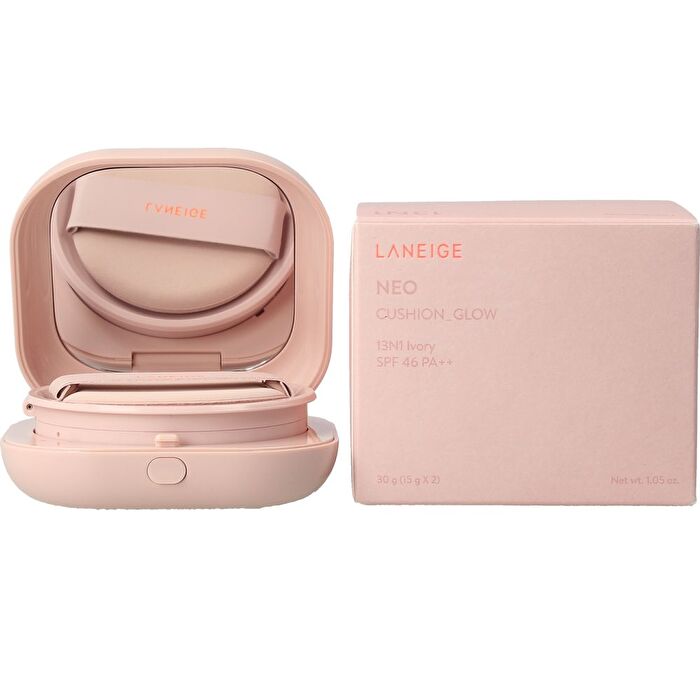 Laneige Neo Cushion Glow SPF46 PA++ #13N1 IVORY (15g + 15g Refill) 30g