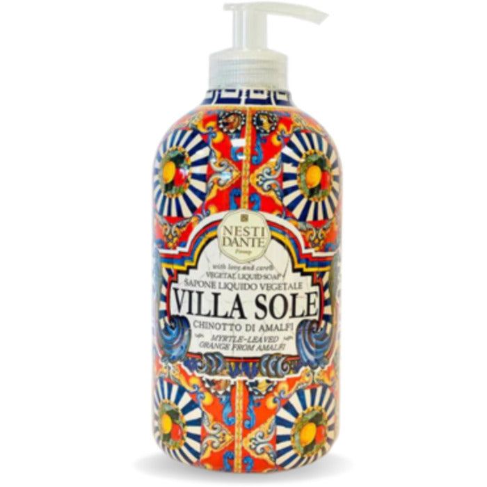 Nesti Dante Villa Sole Vegetal Liquid Soap Chinotto Di Amalfi 500ml