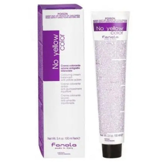 Fanola No Yellow Toner Colouring Cream - Professional Permanent Hair Color