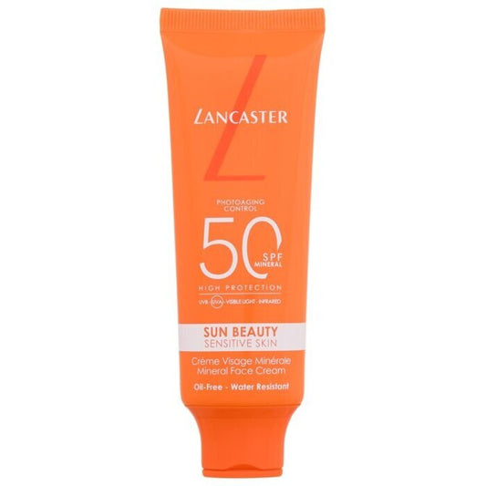 Lancaster Sun Beauty Sensitive Skin Mineral Face Cream Spf50 - Sensitive And Acne-prone Skin 50ml