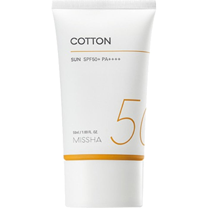 Missha All Around Safe Block Cotton Sun Cream Spf 50+ - Sunscreen Cream 50ml