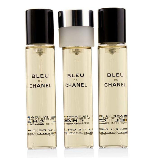 Bleu De Chanel Eau De Parfum Twist & Spray Refill 3x20ml
