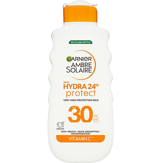 Garnier Ambre Solaire Hydra 24h Protect High Protection Milk Spf 30 - Opalovací Mleko 175ml