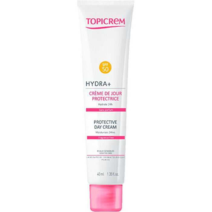Topicrem Hydra+ Protective Day Cream Spf 50 - Sensitive Skin 40ml