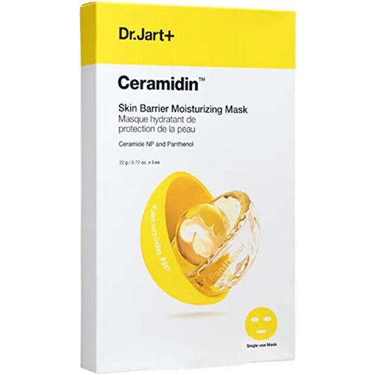 Dr. Jart+ Ceramidin Skin Barrier Moisturizing Mask 5x - Hydrata?ní A Posilující Ple?ová Maska 22.0g