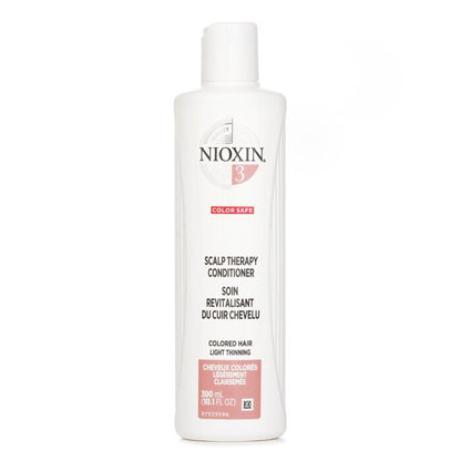 Nioxin Density System 3 Scalp Therapy Conditioner (Colored Hair, Light Thinning, Color Safe) (Random Packaging) 300ml/10.1oz