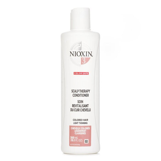 Nioxin Density System 3 Scalp Therapy Conditioner (Colored Hair, Light Thinning, Color Safe) (Random Packaging) 300ml/10.1oz