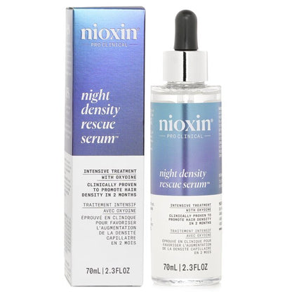 Nioxin Intensive Therapy Night Density Rescue with Nioxydine24 (Random Packaging) 70ml/2.4oz