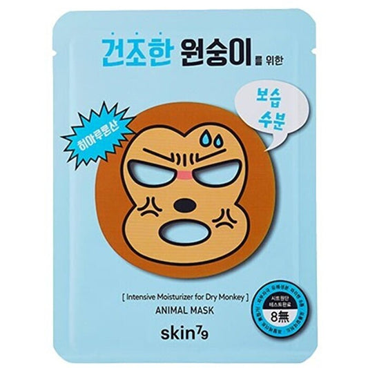 skin79 Animal Mask Intensive Moisturizer For Dry Monkey - Sada Hydrata?ních Plátýnkových Masek 0.0g