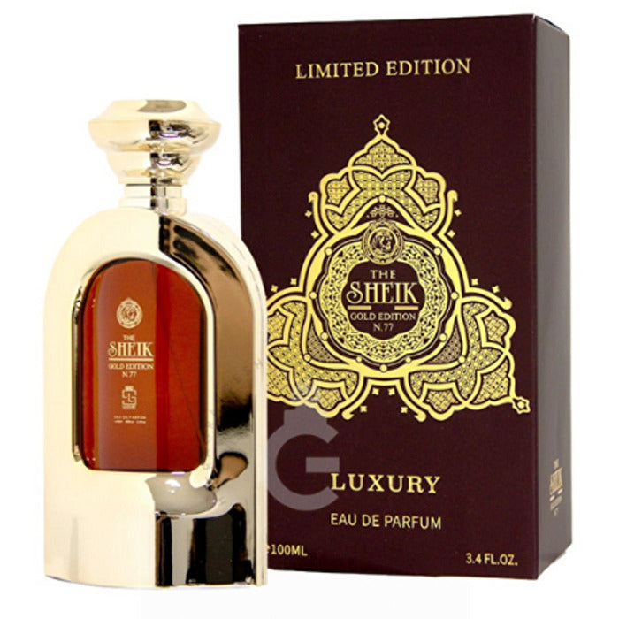 Khalis The Sheik N.77 Luxury Gold Edition Eau De Parfum 100ml