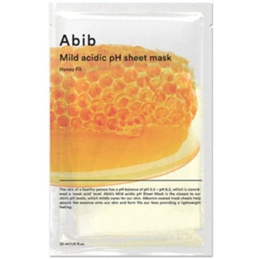 Abib Honey Fit Mild Acidic Ph Sheet Mask - Plátýnková Maska 30ml