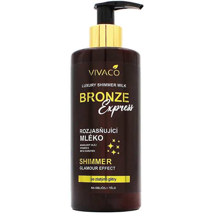 Vivaco Bronze Express - Illuminating Body Lotion With Glitter 300ml