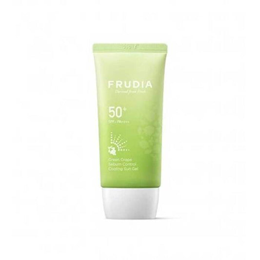 Frudia Green Grape Sebum Control Cooling Sun Gel Spf 50 Pa++++ - Hydratační Gel Na Opalování Pro Mastnou A Smíšenou Pleť 50.0g