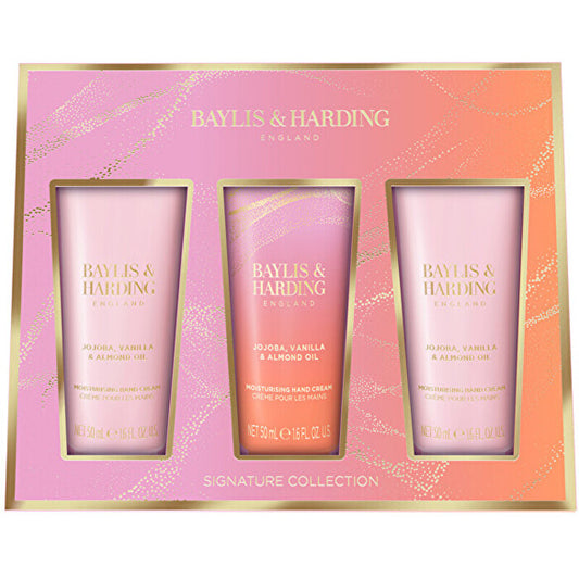 Baylis & Harding Hand Care Gift Set ( Jojoba Vanilka & Mandlový Olej ) - Dárková Sada 50ml