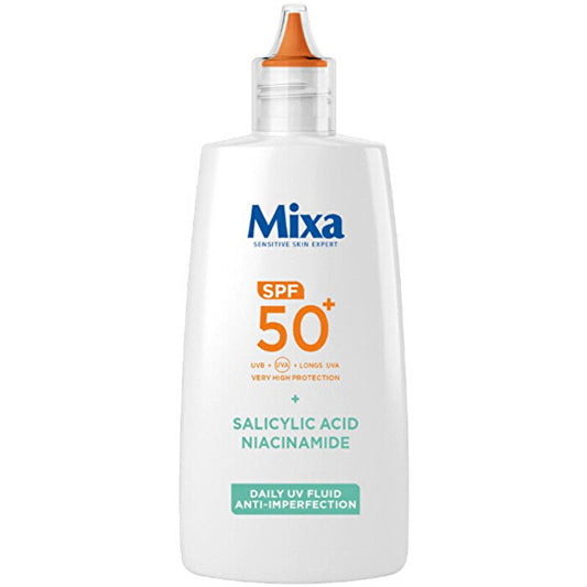 Mixa Anti Imperfection Daily Uv Fluid Spf 50+ - Pleťový Fluid Proti Nedokonalostem 40ml