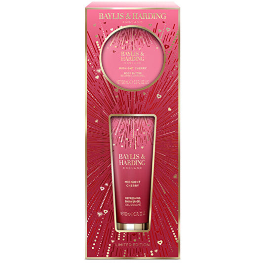 Baylis & Harding Midnight Cherry Body Care Set - Gift Set