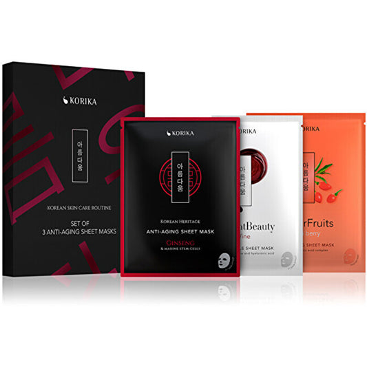 Korika Anti-aging Sheet Masks Kit