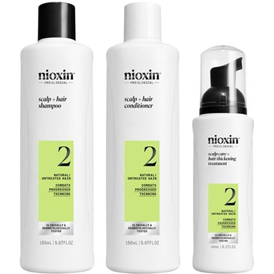Nioxin System 2 Set - Fine Noticeably Thinning Natural Hair