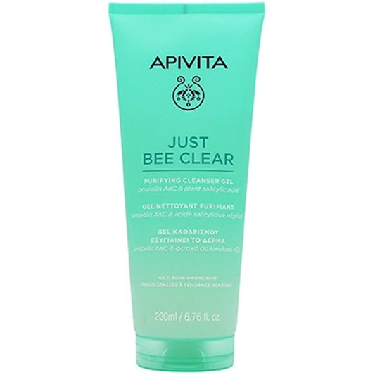 Apivita Just Bee Clear - Čisticí Pleťový Gel Proti Akne 200ml