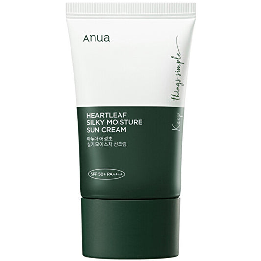 Anua Heartleaf Silky Moisture Sun Cream Spf50+ Pa++++ 50ml