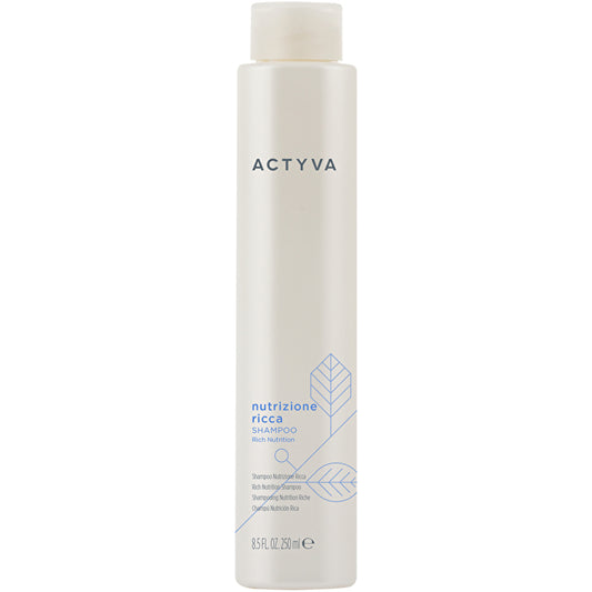 Kemon Actyva Nutrizione Ricca Rich Nutrition Shampoo - Vyživující šampon Pro Hrube Vlasy 250ml