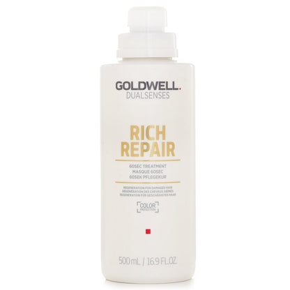 Goldwell Dual Senses Rich Repair 60Sec Treatment (Regeneration For Damaged Hair) 500ml/16.9oz