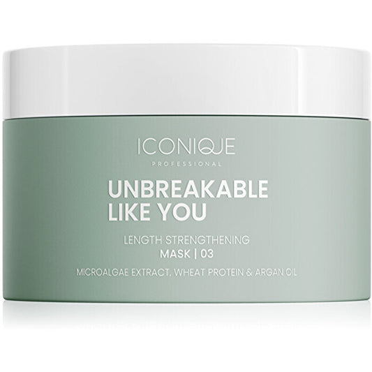 ICONIQUE Professional Unbreakable Like You Length Strengthening Mask - Maska Pro Posílení Delek Vlasů 200ml