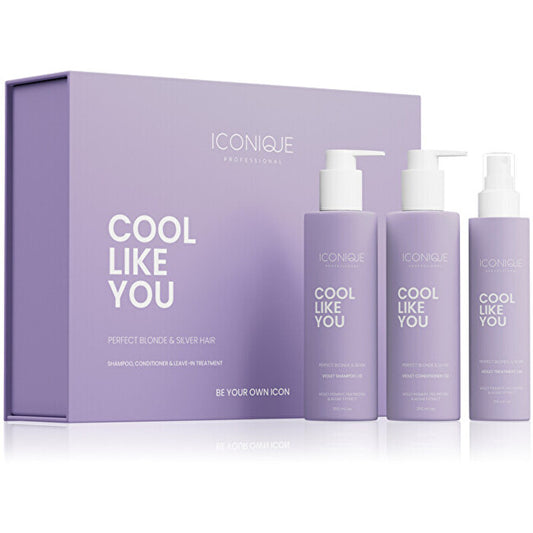 ICONIQUE Professional Cool Like You Set - Cool And Bright Blonde