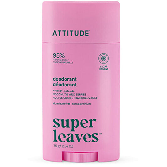 Attitude Super Leaves Deodorant ( Kokos & Lesní Plody ) - Přírodní Deodorant 75.0g