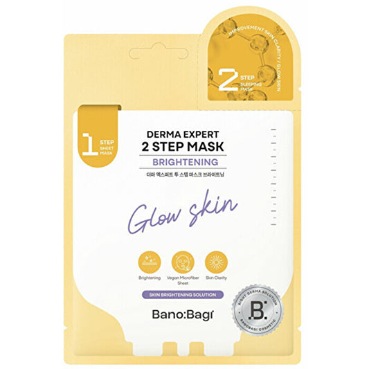 Banobagi Derma Expert Brightening 2 Step Mask - Dvoufázová Rozjasňující Maska 27.0g