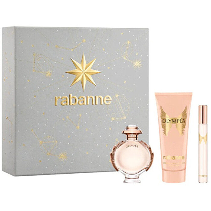 Paco Rabanne Olympea Gift Set Eau De Parfum 50ml Body Lotion 100ml And Miniature Eau De Parfum 10ml 50ml