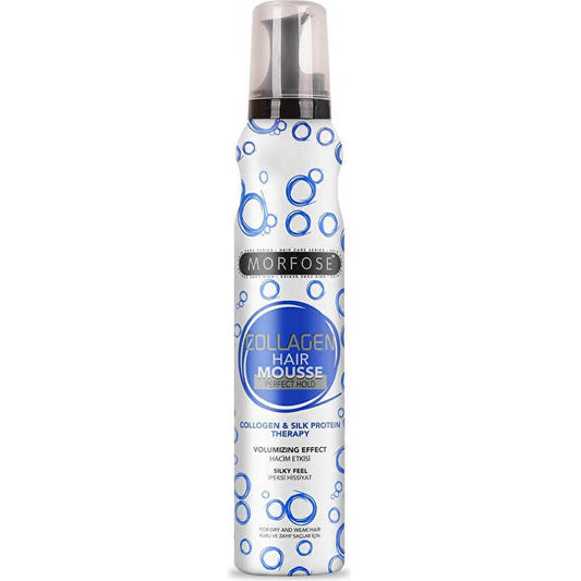 Morfose Hair Mousse Perfect Hold Collagen - Volumizing Hair Mousse 200ml