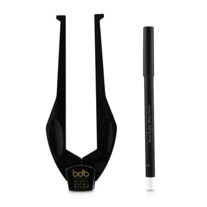 Billion Dollar Brows The Brow Buddy Kit - 1x Brow Buddy - Black, 1x White Pencil 2pcs