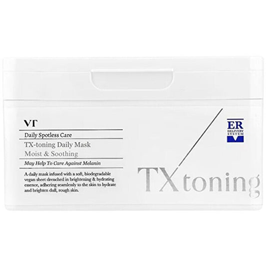 VT Cosmetics Tx-toning Daily Mask - Rozjasňující Plátýnková Maska ( 30 Ks )