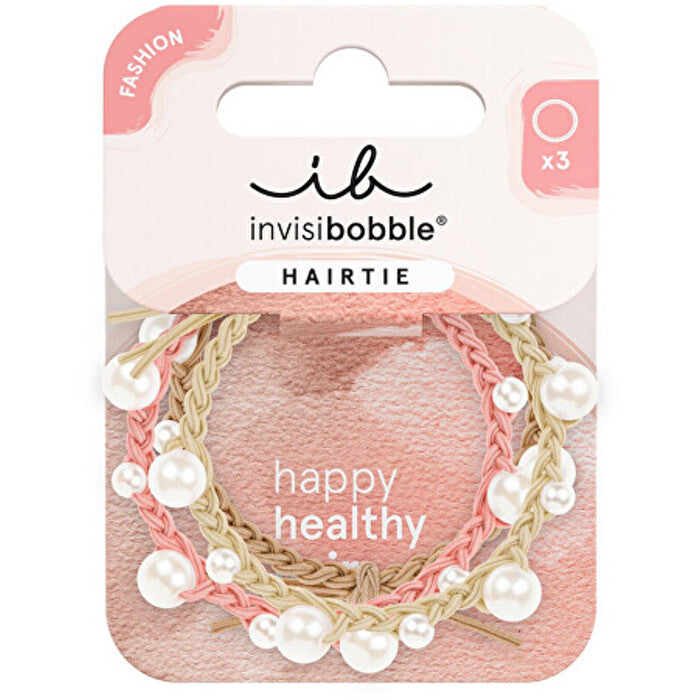 Invisibobble Hairtie Princess Pearl - Gumička Do Vlasů ( 3 Ks )