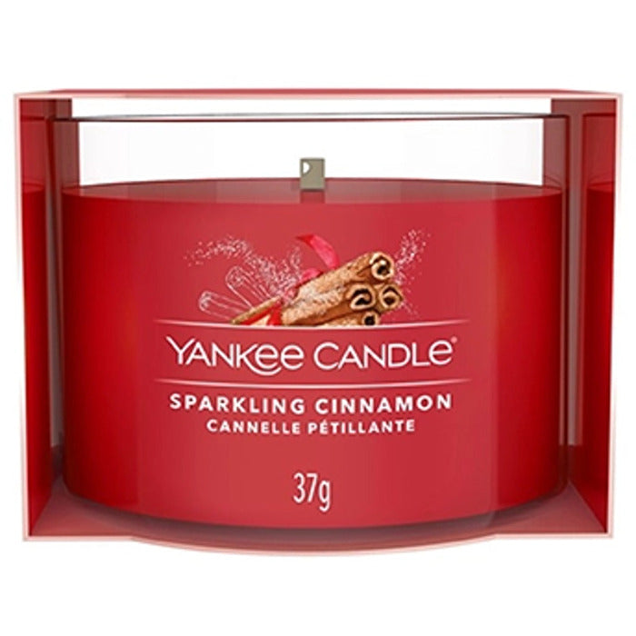 Yankee Candle Sparkling Cinnamon ( Třpytivá Skořice ) - Votivní Svíčka Ve Skle 37.0g