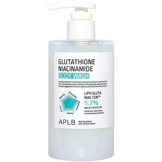Aplb Glutathione Niacinamide Body Wash - Hydratačně-rozjasňující Sprchový Gel 300ml