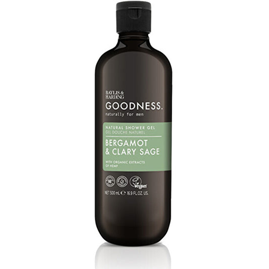Baylis & Harding Goodness Mens Shower Gel ( Bergamot & Šalvěj ) - Pánský Sprchový Gel 500ml