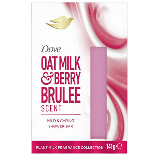 Dove Shower Bar Oat Milk ( Ovesne Mleko A Berry Brulee ) - Kremová Tableta 141.0g