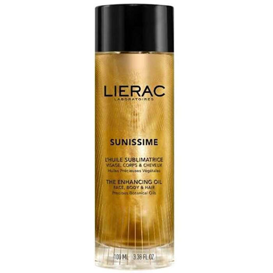 Lierac Sunissime The Enhancing Oil - Suchý Olej Pro Rozjasnění S částečkami Zlata 100ml