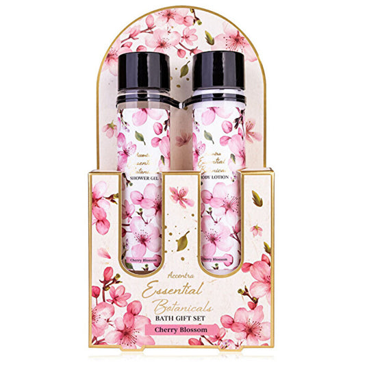 Accentra Cherry Blossom Essential Botanicals Body Care Set - Dárková Sada Ve Zkumavkách