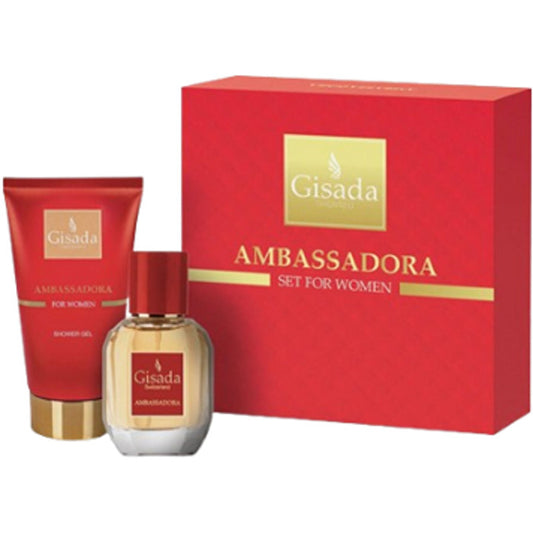 Gisada Ambassadora For Women Dárková Sada Eau De Parfum 50ml A Sprchový Gel 100ml 50ml