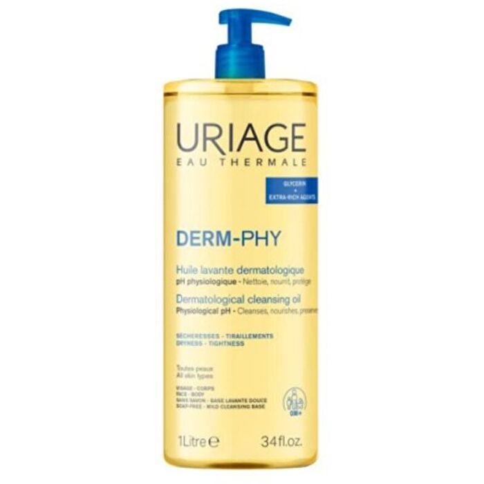 Uriage Derm-phy Cleansing Oil - Vyživující Sprchový Gel 1000ml